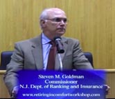 Steven Goldman, Dept. of Banking and Insurance Commissioner speaking on Problems of Mortgage Obligations